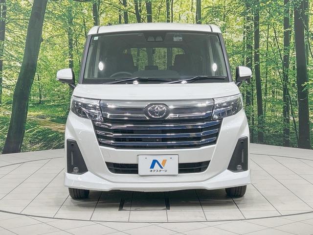 ルーミー カスタムG 両側電動ドア SDナビ 全周囲カメラ 衝突軽減 レーダークルーズ 禁煙車 ドラレコ コーナーセンサー スマートキー LEDヘッド フルセグ ビルトインETC オートハイビーム 車線逸脱警報(14枚目)