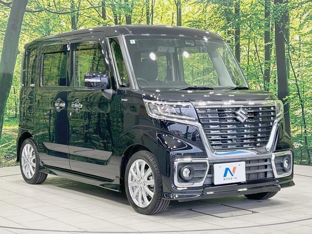 スペーシアカスタム ハイブリッドGS 両側電動ドア 8型ナビ 全周囲カメラ 衝突軽減装置 禁煙車 シートヒーター ドラレコ コーナーセンサー スマートキー LEDヘッド オートハイビーム 車線逸脱警報 オートライト(16枚目)