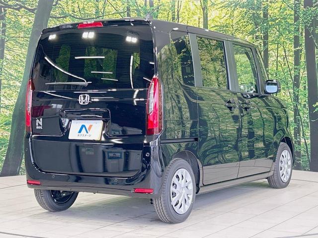 Ｎ－ＢＯＸ ベースグレード　届出済未使用車　両側電動ドア　衝突被害軽減　レーダークルーズ　コーナーセンサー　スマートキー　ＬＥＤヘッド　オートハイビーム　車線逸脱警報　オートライト　オートエアコン　電動パーキング　電動格納ミラー（17枚目）