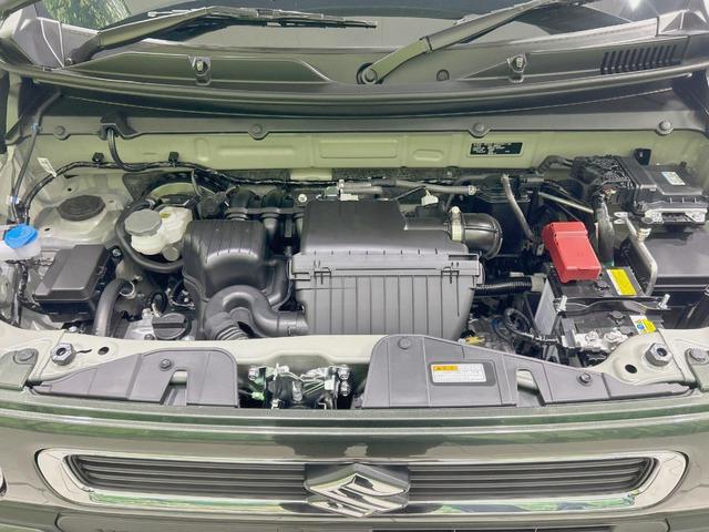 ハスラー ハイブリッドＧ　届出済未使用車　衝突軽減装置　アダプティブクルーズ　シートヒーター　ＬＥＤヘッド　スマートキー　踏み間違い防止装置　車線逸脱警報　オートライト／エアコン　アイドリングストップ　電動格納ミラー（18枚目）