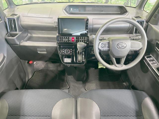タント カスタムX 純正9型ディスプレイ バックカメラ 禁煙車 両側電動ドア スマートアシスト LEDヘッド ハーフレザー シートヒーター オートライト/エアコン コーナーセンサー スマートキー Bluetooth再生(2枚目)