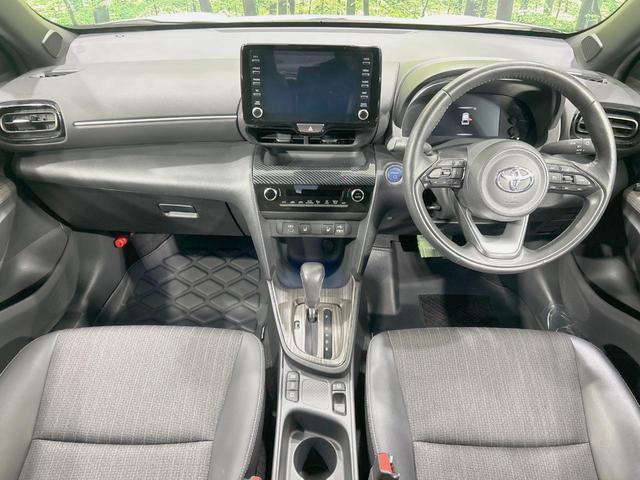 ヤリスクロス ハイブリッドZ モデリスタエアロ 純正8型ナビ 全周囲カメラ 衝突軽減 レーダークルーズ 禁煙車 ハーフレザーシート パワーシート LEDヘッド ビルトインETC コーナーセンサー ステアリングヒーター(2枚目)