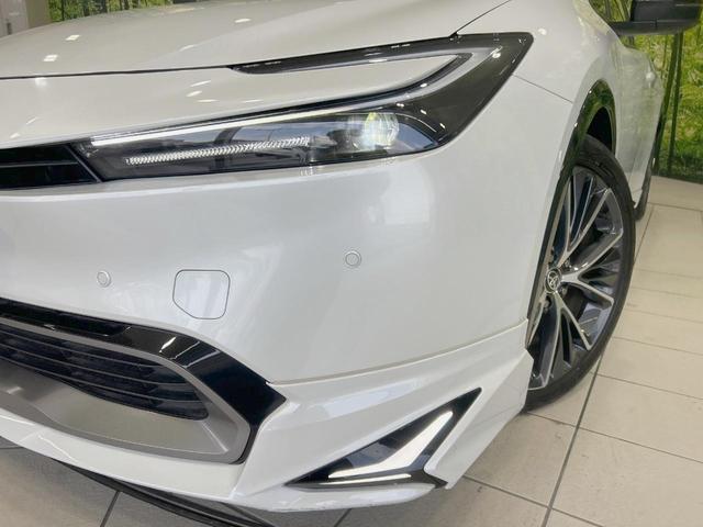 プリウス Ｚ　サンルーフ　モデリスタフルエアロ　純正１２．３型ナビ　全周囲カメラ　衝突被害軽減　レーダークルーズ　禁煙車　電動リアゲート　レザー調シート　シートエアコン　パワーシート　コーナーセンサー　ＬＥＤヘッド（12枚目）