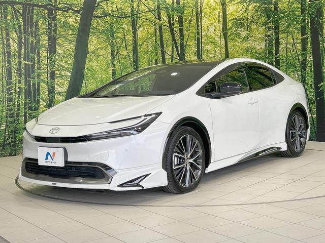 プリウス Ｚ　サンルーフ　モデリスタフルエアロ　純正１２．３型ナビ　全周囲カメラ　衝突被害軽減　レーダークルーズ　禁煙車　電動リアゲート　レザー調シート　シートエアコン　パワーシート　コーナーセンサー　ＬＥＤヘッド（65枚目）