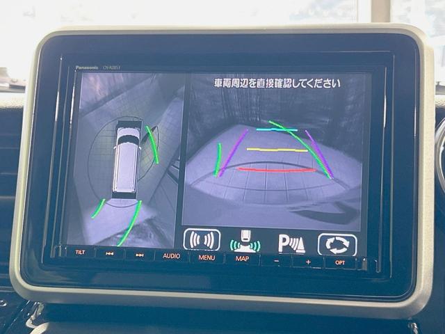 スペーシアカスタム ハイブリッドXSターボ 純正8型ナビ 全周囲カメラ 両側電動ドア 禁煙車 衝突軽減装置 クルーズコントロール LEDヘッド シートヒーター ハーフレザー ターボ フルセグ Bluetooth ETC オートライト/エアコン(4枚目)