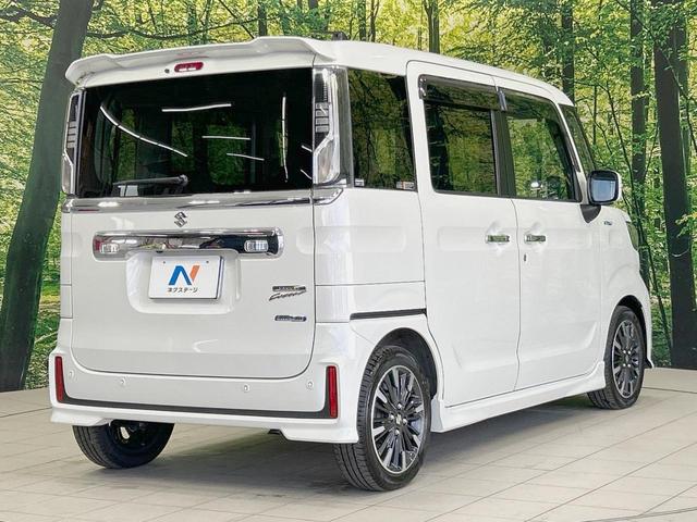 スペーシアカスタム ハイブリッドXSターボ 純正8型ナビ 全周囲カメラ 両側電動ドア 禁煙車 衝突軽減装置 クルーズコントロール LEDヘッド シートヒーター ハーフレザー ターボ フルセグ Bluetooth ETC オートライト/エアコン(17枚目)
