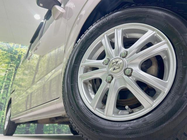 【１３インチアルミホイール】外観にマッチしたアルミホイールを装着しております。各種アルミホイールや、スタッドレスタイヤも取扱いしております。是非ご相談ください♪