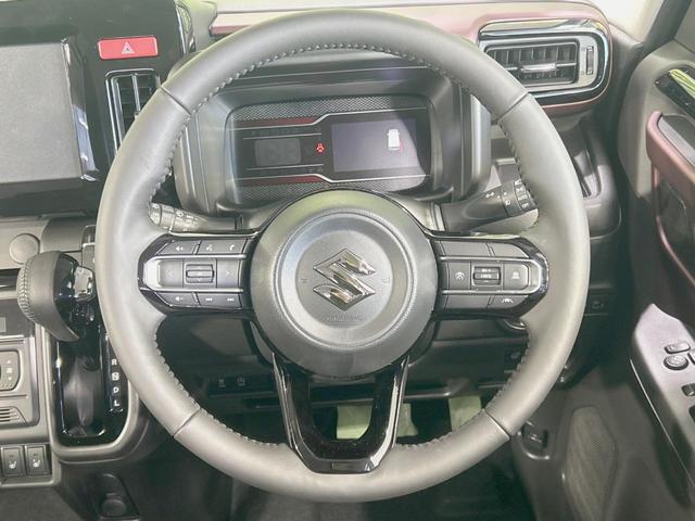 スペーシアカスタム ハイブリッドXS 届出済未使用車 両側電動ドア セーフティーサポート ハーフレザーシート コーナーセンサー スマートキー LEDヘッド 純正15インチアルミ 車線逸脱警報 オートライト オートエアコン LEDフォグ(11枚目)