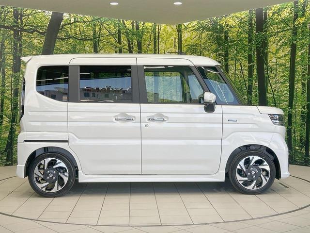 スペーシアカスタム ハイブリッドXS 届出済未使用車 両側電動ドア セーフティーサポート ハーフレザーシート コーナーセンサー スマートキー LEDヘッド 純正15インチアルミ 車線逸脱警報 オートライト オートエアコン LEDフォグ(55枚目)