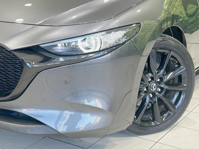 MAZDA3ファストバック X Lパッケージ 純正8型ナビ 全周囲カメラ 禁煙車 衝突軽減装置 レーダークルーズ ブラインドスポットモニター パワーシート シートヒーター 黒革シート LEDヘッド フルセグ Bluetooth再生 ETC(12枚目)