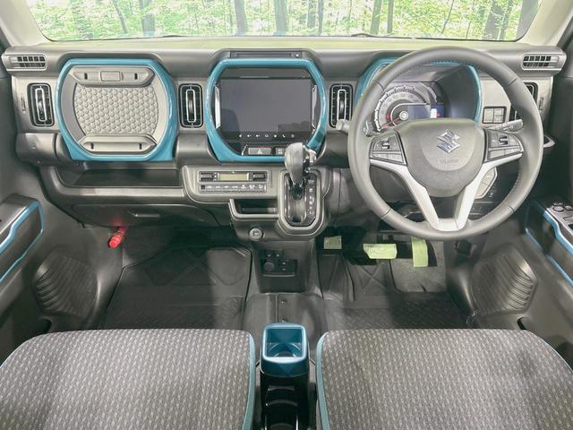 ハスラー ハイブリッドX メーカー9型ナビ 全周囲カメラ 禁煙車 衝突軽減装置 レーダークルーズ LEDヘッド スマートキー シートヒーター ETC ドラレコ オートライト 車線逸脱警報 踏み間違い防止 Bluetooth(2枚目)