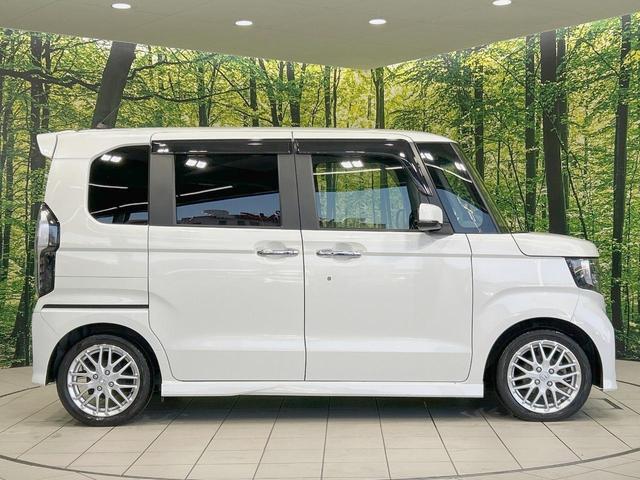 Ｎ－ＢＯＸカスタム Ｌターボ　両側電動ドア　純正ナビ　バックカメラ　衝突軽減　禁煙車　ハーフレザーシート　コーナーセンサー　スマートキー　ＬＥＤヘッド　ビルトインＥＴＣ　純正１５インチアルミ（56枚目）
