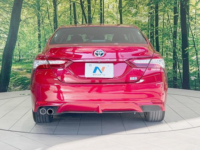 カムリ WSレザーパッケージ 純正8型ナビ JBLサウンド バックカメラ 衝突被害軽減システム レーダークルーズ 禁煙車 レザーシート ドラレコ コーナーセンサー スマートキー LEDヘッド ビルトインETC 純正18インチアルミ(15枚目)