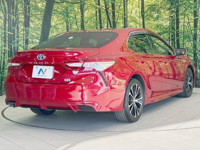 カムリ WSレザーパッケージ 純正8型ナビ JBLサウンド バックカメラ 衝突被害軽減システム レーダークルーズ 禁煙車 レザーシート ドラレコ コーナーセンサー スマートキー LEDヘッド ビルトインETC 純正18インチアルミ(17枚目)