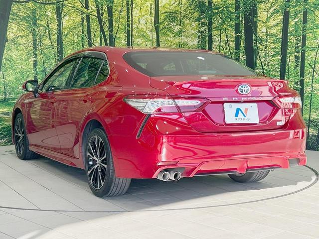 カムリ WSレザーパッケージ 純正8型ナビ JBLサウンド バックカメラ 衝突被害軽減システム レーダークルーズ 禁煙車 レザーシート ドラレコ コーナーセンサー スマートキー LEDヘッド ビルトインETC 純正18インチアルミ(45枚目)