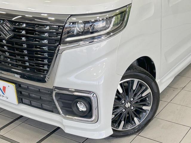 スペーシアカスタム ハイブリッドＸＳ　両側電動ドア　全周囲カメラ　衝突軽減　禁煙車　ＳＤナビ　ハーフレザーシート　シートヒーター　ドラレコ　コーナーセンサー　スマートキー　ＬＥＤヘッド　ＥＴＣ　純正１５インチアルミ　車線逸脱警報（12枚目）