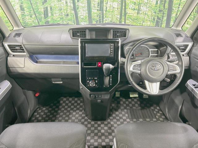 ルーミー カスタムＧ　両側電動スライドドア　純正ナビ　バックカメラ　衝突軽減　禁煙車　クルコン　ＥＴＣ　ドラレコ　Ｂｌｕｅｔｏｏｔｈ　ＬＥＤヘッド　シートヒータ―　コーナーセンサー　スマートキー　オートエアコン（2枚目）