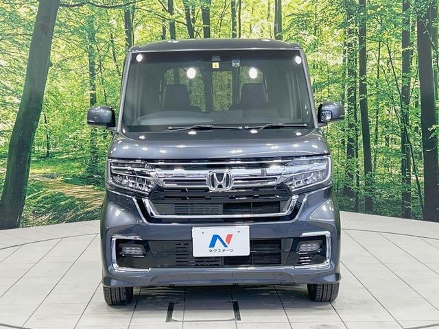 Ｎ－ＢＯＸカスタム Ｌターボ　両側電動ドア　純正ナビ　バックカメラ　ＥＴＣ　ドラレコ　パーキングセンサー　衝突被害軽減　アダプティブクルーズ　禁煙車　ハーフレザーシート　スマートキー　ＬＥＤヘッド　ＥＴＣ　純正１５インチアルミ（14枚目）