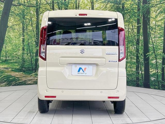 スペーシア ハイブリッドG 衝突軽減 禁煙車 レーンアシスト スマートキー LEDヘッド オートハイビーム オートライト オートエアコン オーディオ ミュージックプレーヤー接続 USB端子(15枚目)