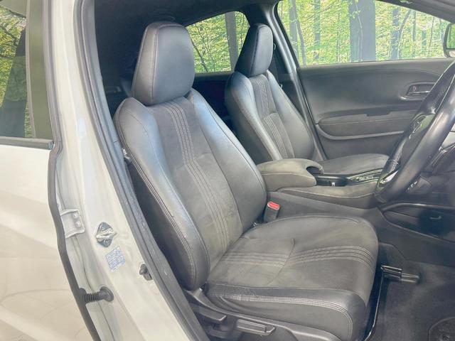 ヴェゼル ハイブリッドＲＳ・ホンダセンシング　ＳＤナビ　禁煙車　バックカメラ　レーダークルーズ　ＥＴＣ　Ｂｌｕｅｔｏｏｔｈ　シートヒーター　ハーフレザー　ＬＥＤヘッド／フォグ　オートライト／エアコン　車線逸脱警報　スマートキー　スピーカー（8枚目）