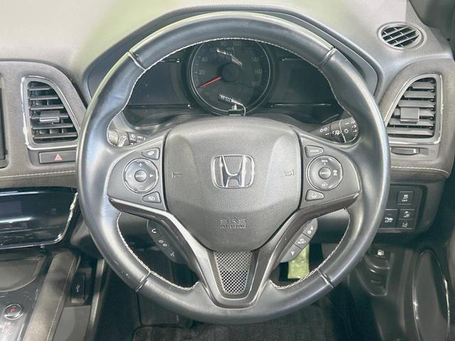 ヴェゼル ハイブリッドＲＳ・ホンダセンシング　ＳＤナビ　禁煙車　バックカメラ　レーダークルーズ　ＥＴＣ　Ｂｌｕｅｔｏｏｔｈ　シートヒーター　ハーフレザー　ＬＥＤヘッド／フォグ　オートライト／エアコン　車線逸脱警報　スマートキー　スピーカー（11枚目）