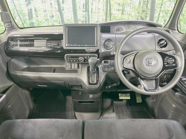 Ｎ－ＢＯＸカスタム Ｌ　純正８型ナビ　両側電動ドア　バックカメラ　衝突軽減　禁煙車　ドラレコ　コーナーセンサー　スマートキー　ＬＥＤヘッド　ビルトインＥＴＣ　レーダークルーズ　オートハイビーム　車線逸脱（2枚目）