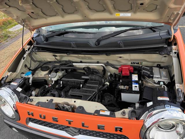 ハスラー 　ＥＴＣ　バックカメラ　ＴＶ　レーンアシスト　衝突被害軽減システム　オートライト　スマートキー　アイドリングストップ　シートヒーター　ベンチシート　ＣＶＴ　ＡＢＳ　ＥＳＣ　ＣＤ　ＵＳＢ（19枚目）