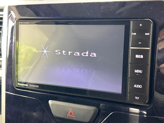 タント カスタムＲＳ　トップエディションＳＡＩＩ　ターボ　両側電動スライドドア　禁煙車　ナビ　スマアシ　バックカメラ　Ｂｌｕｅｔｏｏｔｈ　ＥＴＣ　ドラレコ　ＬＥＤヘッドランプ　スマートキー　純正１５インチアルミ　ステアリングスイッチ（3枚目）