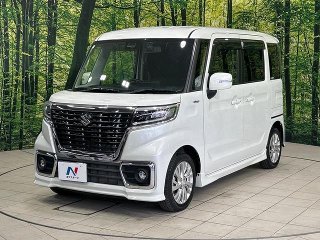 スペーシアカスタム ハイブリッドＧＳ　電動スライドドア　ＳＤナビ　衝突被害軽減システム　禁煙車　シートヒーター　ドラレコ　コーナーセンサー　スマートキー　ＬＥＤヘッド　ＥＴＣ　車線逸脱警報　オートライト　オートエアコン（31枚目）