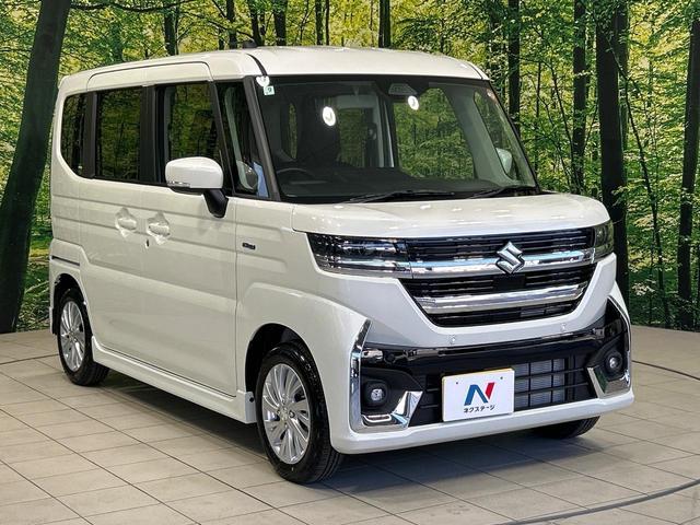 スペーシアカスタム ハイブリッドＧＳ　届出済未使用車　電動スライドドア　衝突被害軽減システム　レーダークルーズ　シートヒーター　コーナーセンサー　スマートキー　ＬＥＤヘッド　車線逸脱警報　オートライト　オートエアコン（16枚目）