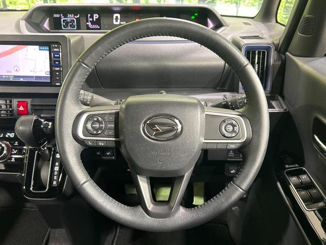 タント カスタムRS 純正SDナビ 両側電動ドア バックカメラ スマートアシスト アダプティブクルーズ LEDヘッド 禁煙車 ハーフレザーシート ドラレコ スマートキー ビルトインETC オートハイビーム オートライト(11枚目)