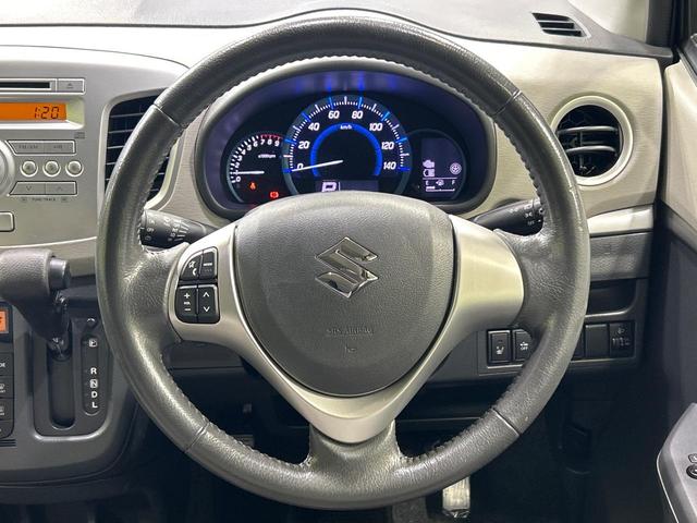 ワゴンR FZ セーフティサポート シートヒーター スマートキー 禁煙車 ETC オートライト オートエアコン 純正14インチアルミ 純正CDオーディオ アイドリングストップ ステアリングスイッチ(11枚目)