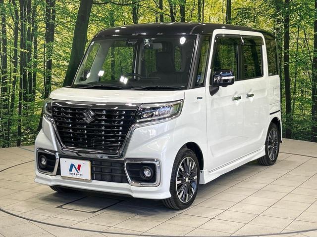 スペーシアカスタム ハイブリッドＸＳターボ　全周囲カメラ　ＳＤナビ　セーフティサポート　両側電動スライドドア　シートヒーター　サーキュレーター　ＬＥＤヘッド　禁煙車　ハーフレザーシート　ドラレコ　コーナーセンサー　スマートキー　ＥＴＣ（17枚目）