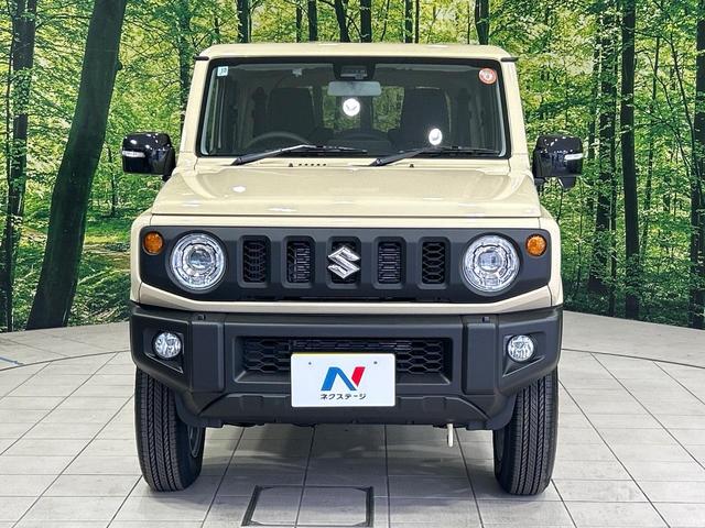 ジムニー XC 届出済未使用車 セーフティサポート シートヒーター クルコン LEDヘッド コーナーセンサー スマートキー 車線逸脱警報 オートライト オートエアコン 純正16インチアルミ(14枚目)