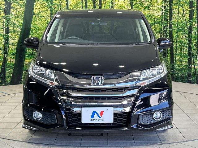 オデッセイ アブソルート・Xホンダセンシング フリップダウンモニター 両側電動ドア 純正8インチSDナビ バックカメラ レーダークルーズ 禁煙車 ハーフレザーシート パワーシート LEDヘッド ビルトインETC 車線逸脱警報 オートライト(14枚目)