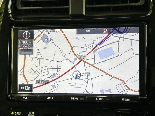 プリウス Sセーフティプラス ツートーン 純正9型ナビ バックカメラ セーフティセンス パーキングアシスト レーダークルーズコントロール ドラレコ LEDヘッド ETC Bluetooth 禁煙車 車線逸脱警報 オートライト オートエアコン(22枚目)