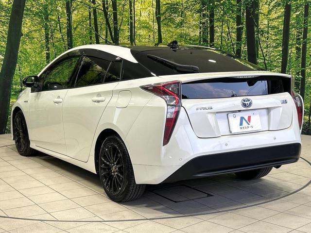 プリウス Sセーフティプラス ツートーン 純正9型ナビ バックカメラ セーフティセンス パーキングアシスト レーダークルーズコントロール ドラレコ LEDヘッド ETC Bluetooth 禁煙車 車線逸脱警報 オートライト オートエアコン(54枚目)