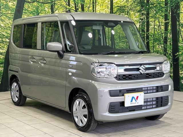 スペーシア ハイブリッドＧ　届出済未使用車　セーフティサポート　スマートキー　ＬＥＤヘッド　オートハイビーム　オートライト　オートエアコン　運転席バニティミラー　横滑防止装置　アイドリングストップ　ヘッドライトレベライザー（16枚目）