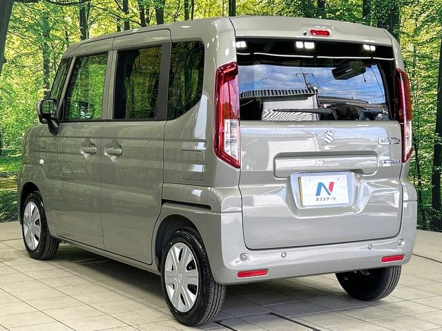 スペーシア ハイブリッドＧ　届出済未使用車　セーフティサポート　スマートキー　ＬＥＤヘッド　オートハイビーム　オートライト　オートエアコン　運転席バニティミラー　横滑防止装置　アイドリングストップ　ヘッドライトレベライザー（17枚目）