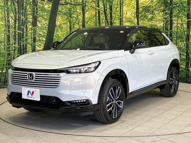 ヴェゼル ｅ：ＨＥＶ　Ｚ・ＰＬａＹパッケージ　登録済未使用車　パノラマルーフ　全周囲カメラ　プレミアムオーディオ　純正９型ナビ　衝突軽減ブレーキ　レーダークルーズ　電動リアゲート　ハーフレザーシート　スマートキー　ＬＥＤヘッド　ビルトインＥＴＣ（22枚目）