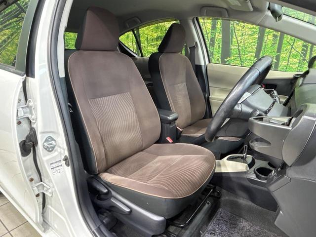 アクア G SDナビ スマートキー ETC オートライト オートエアコン 純正15インチアルミ CD/DVD再生 革巻きステアリング 電動格納ミラー(8枚目)