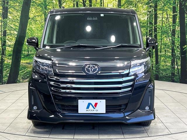 ルーミー カスタムG 両側電動スライドドア 純正SDナビ バックカメラ 衝突被害軽減システム レーダークルーズ シートヒーター 禁煙車 コーナーセンサー スマートキー LEDヘッド ビルトインETC 純正14インチアルミ(14枚目)