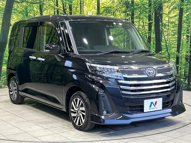 ルーミー カスタムG 両側電動スライドドア 純正SDナビ バックカメラ 衝突被害軽減システム レーダークルーズ シートヒーター 禁煙車 コーナーセンサー スマートキー LEDヘッド ビルトインETC 純正14インチアルミ(16枚目)