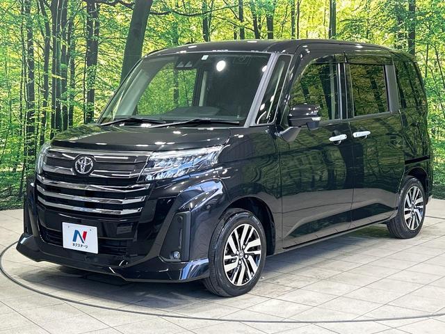 ルーミー カスタムG 両側電動スライドドア 純正SDナビ バックカメラ 衝突被害軽減システム レーダークルーズ シートヒーター 禁煙車 コーナーセンサー スマートキー LEDヘッド ビルトインETC 純正14インチアルミ(22枚目)