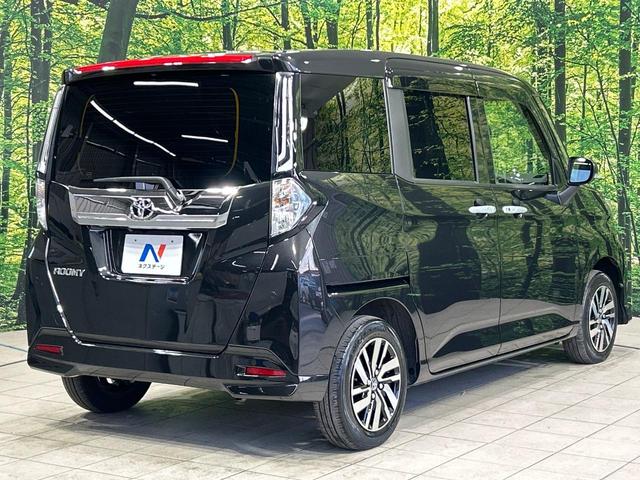 ルーミー カスタムG 両側電動スライドドア 純正SDナビ バックカメラ 衝突被害軽減システム レーダークルーズ シートヒーター 禁煙車 コーナーセンサー スマートキー LEDヘッド ビルトインETC 純正14インチアルミ(23枚目)