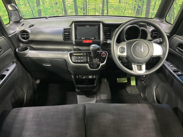 Ｎ－ＢＯＸ Ｇ　ＳＳパッケージ　両側電動ドア　ＳＤナビ　バックカメラ　シートヒーター　ＨＩＤヘッドライト　禁煙車　スマートキー　ビルトインＥＴＣ　オートライト　オートエアコン　ＣＤ　ＤＶＤ再生　地デジ（2枚目）