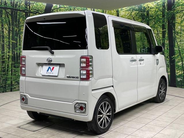 ウェイク ＧターボＳＡＩＩＩ　ターボ　両側電動スライド　ＳＤナビ　バックカメラ　衝突軽減装置　禁煙車　スマートキー　ＬＥＤヘッド　ＥＴＣ　オートマチックハイビーム　オートライト　オートエアコン　純正１４インチＡＷ　フルセグ（17枚目）