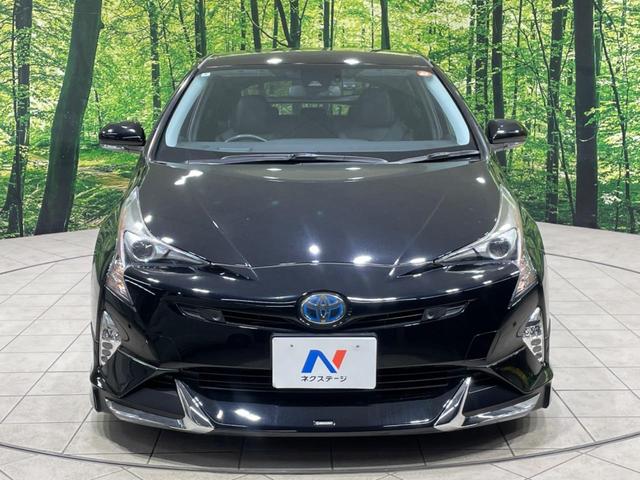 プリウス Ａツーリングセレクション　モデリスタエアロ　純正９型ナビ　バックカメラ　衝突軽減システム　レーダークルーズ　禁煙車　レザーシート　シートヒーター　シートエアコン　スマートキー　ＬＥＤｈっ度　ＥＴＣ　ブラインドスポットモニター（14枚目）