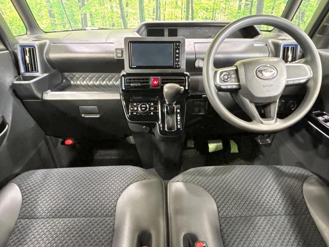 タント カスタムＸスタイルセレクション　両側電動ドア　純正ＳＤナビ　パノラマモニター　スマートアシスト　禁煙車　ハーフレザーシート　シートヒーター　ドラレコ　コーナーセンサー　スマートキー　ＬＥＤヘッド　ＥＴＣ　純正１４インチアルミ（2枚目）