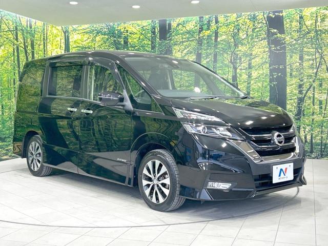 ハイウェイスター　Ｖセレクション　セーフティパックＡ　純正９型ナビ　禁煙車　両側電動ドア　衝突軽減　全周囲カメラ　ＬＥＤヘッド　ドラレコ　ＥＴＣ　誤発進抑制機能　フォグ　純正１６アルミ　車線逸脱警報　純正革巻きステアリング(17枚目)